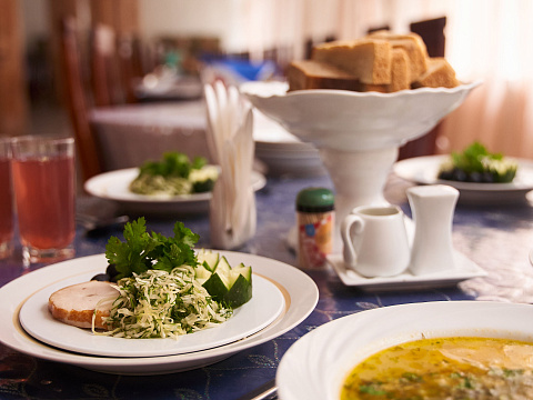 Санаторий «Центр-Союз» г. Ессентуки. Столовая